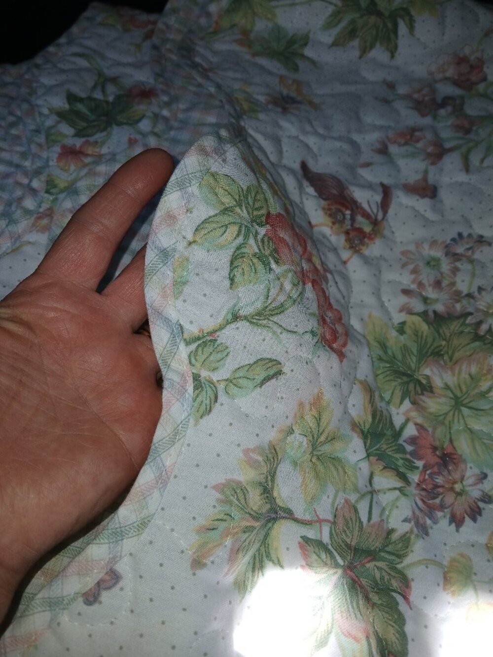 Vintage J.C. Penney Flo/Butterflies Quilt Twin